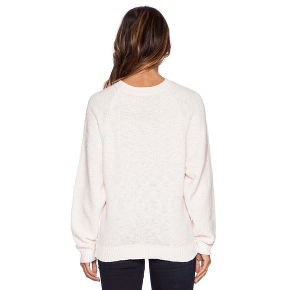 Line Knitwear Women's Long Sleeve Campbell Pullover Sweater In Pink Glow XSmall - Picture 3 of 4